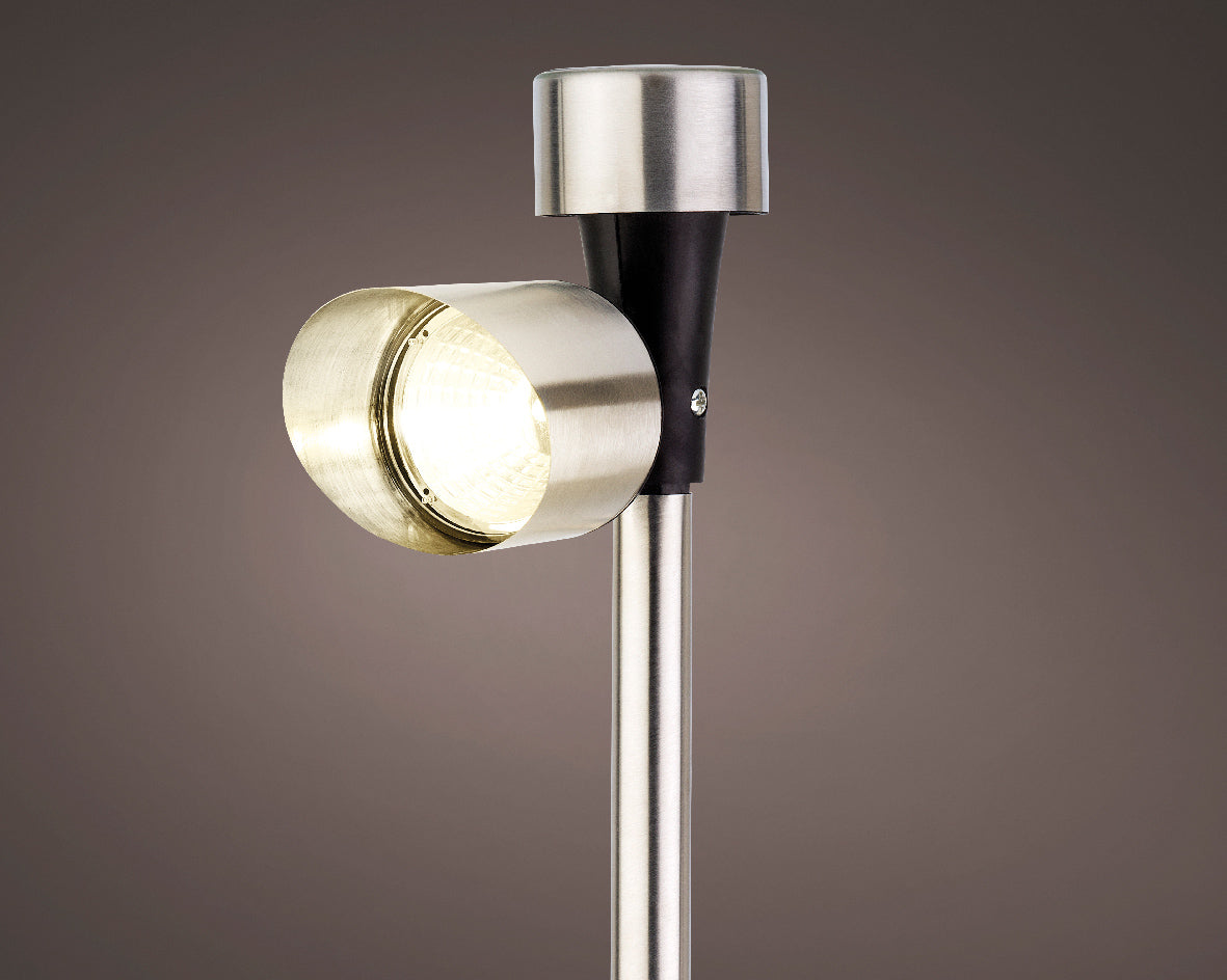 Lampada Solare su Picchetto Acciaio H.23 Lumineo Kaemingk - Illuminazione Esterni Efficiente e Stile Elegante Lampada Solare su Picchetto Acciaio H.23 Lumineo Kaemingk - Illuminazione Esterni Efficiente e Stile Elegante